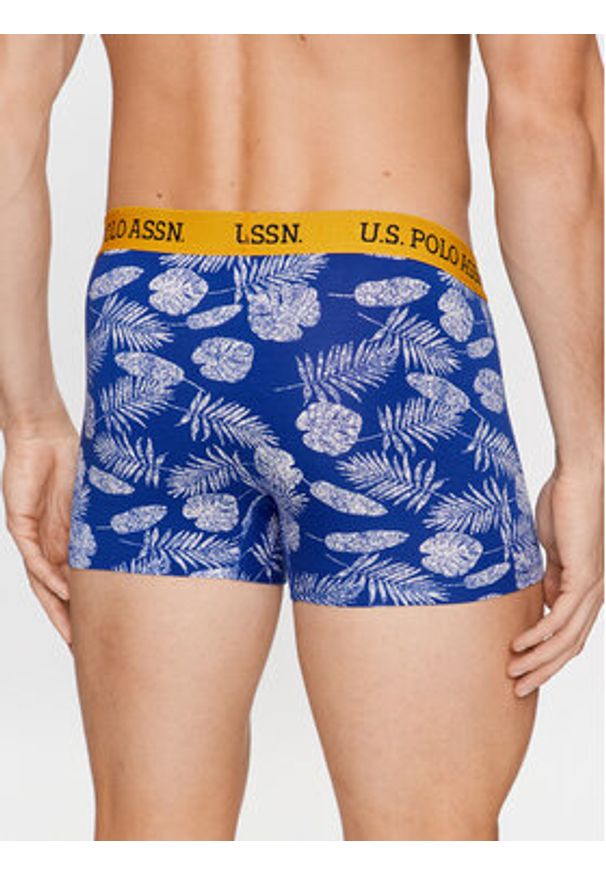 U.S. Polo Assn. Komplet 3 par bokserek 80433 Kolorowy. Materiał: bawełna. Wzór: kolorowy