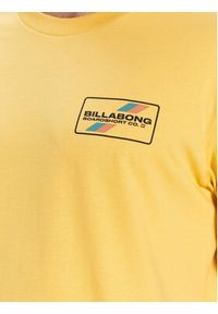Billabong T-Shirt Walled ABYZT01700 Żółty Regular Fit. Kolor: żółty. Materiał: bawełna #4