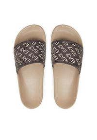 EA7 Emporio Armani Klapki 7X000109 AF15125 M6088 Brązowy. Kolor: brązowy #6