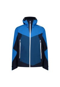 Kurtka narciarska CMP Fix. Kolor: szary, niebieski, wielokolorowy. Sezon: zima. Styl: wakacyjny #1