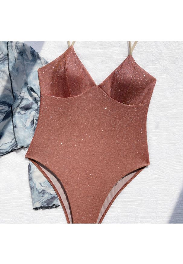 Intica - Strój kąpielowy jednoczęściowy elastyczny Stardust Talya. Materiał: materiał