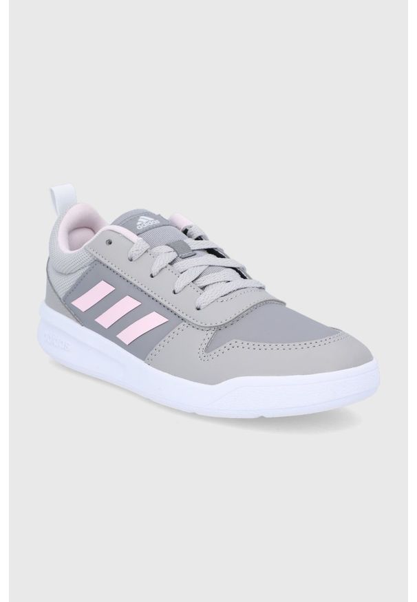 Adidas - adidas Buty dziecięce GZ7716 kolor szary. Zapięcie: sznurówki. Kolor: szary. Materiał: guma