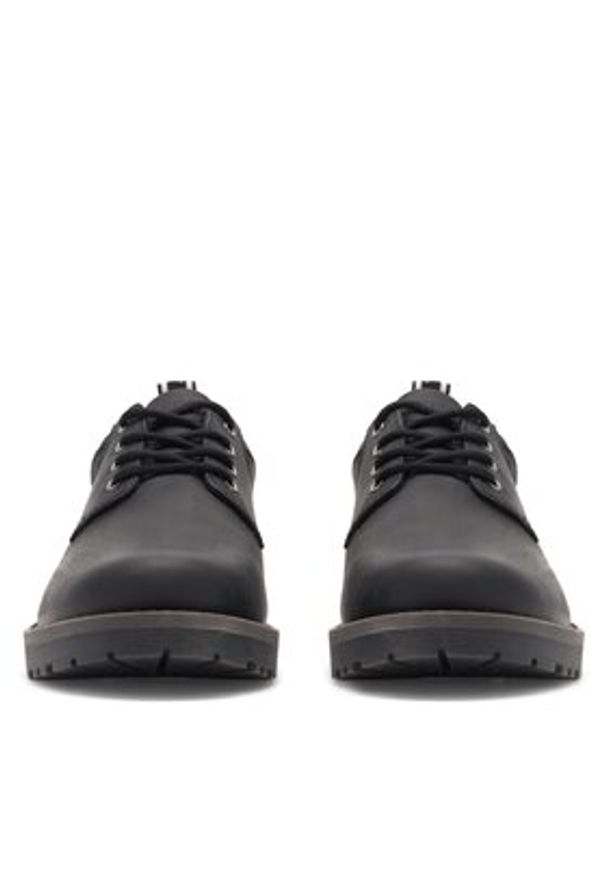 Badura Półbuty BOWER-10 MI08 Czarny. Kolor: czarny. Materiał: skóra