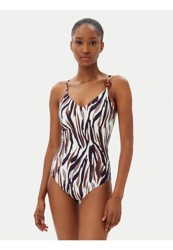 SELMARK - Selmark Strój kąpielowy BL658 Kolorowy. Materiał: syntetyk. Wzór: kolorowy