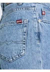 Big-Star - Jeansy dziewczęce z szeroką nogawką niebieskie Natalie 194. Okazja: na uczelnię, na spacer. Kolor: niebieski. Materiał: jeans. Styl: młodzieżowy, elegancki