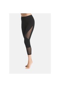 TEYLI - Legginsy na fitness damskie Teyli Tina 7/8. Kolor: czarny. Materiał: bawełna, elastan. Sport: fitness