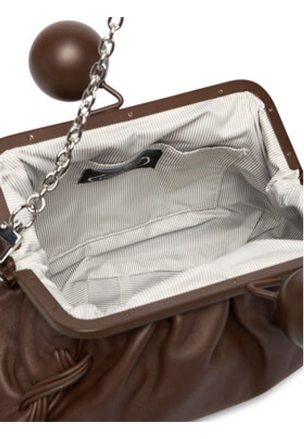 Weekend Max Mara Torebka 2615511144650 Brązowy. Kolor: brązowy. Materiał: skórzane