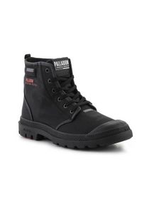 Buty do chodzenia męskie Palladium Pampa Lite+ Hi. Zapięcie: sznurówki. Kolor: czarny. Materiał: materiał, syntetyk, tkanina. Szerokość cholewki: normalna. Sport: turystyka piesza