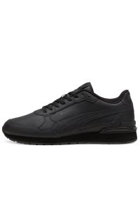 Buty unisex Puma ST Runner v4 39906809 - czarne. Kolor: czarny. Materiał: guma, skóra, syntetyk. Szerokość cholewki: normalna #1