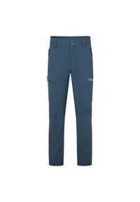 Spodnie softshellowe męskie Rab Men's Incline Pants. Kolor: niebieski. Sport: turystyka piesza