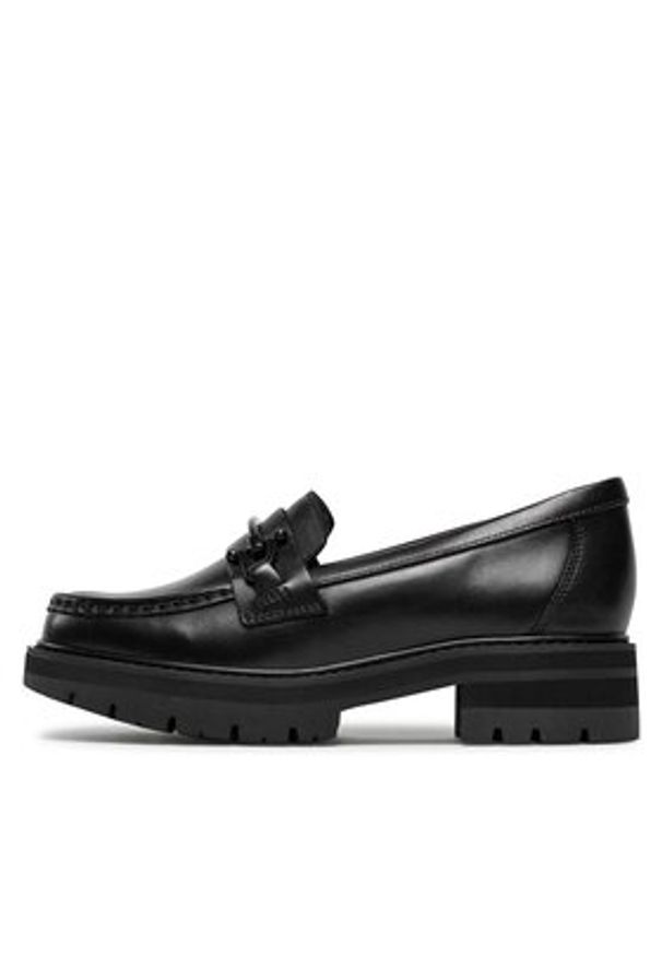 Clarks Loafersy Orianna Bit 261748084 Czarny. Kolor: czarny. Materiał: skóra