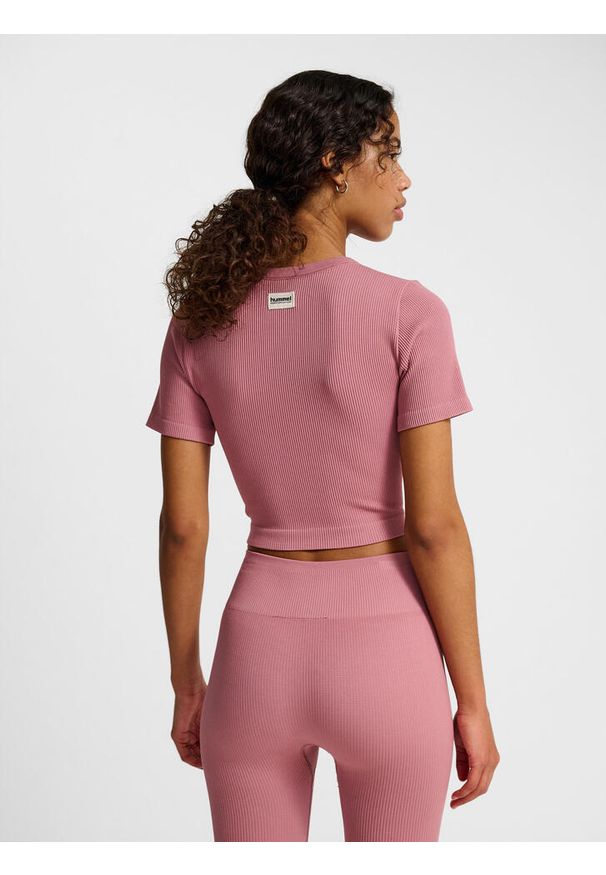 Damska koszulka bezszwowa Hummel Pulse. Kolor: fioletowy. Sport: piłka nożna