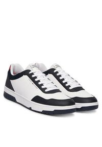 TOMMY HILFIGER - Tommy Hilfiger Sneakersy Basket Core Lite Lth Block FM0FM05713 Biały. Kolor: biały. Materiał: skóra #4