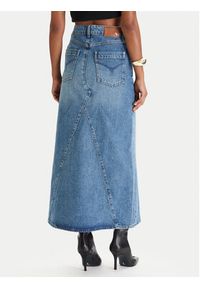Patrizia Pepe Spódnica jeansowa 8G0521/D1WZB-CB02 Niebieski Regular Fit. Kolor: niebieski. Materiał: bawełna #4