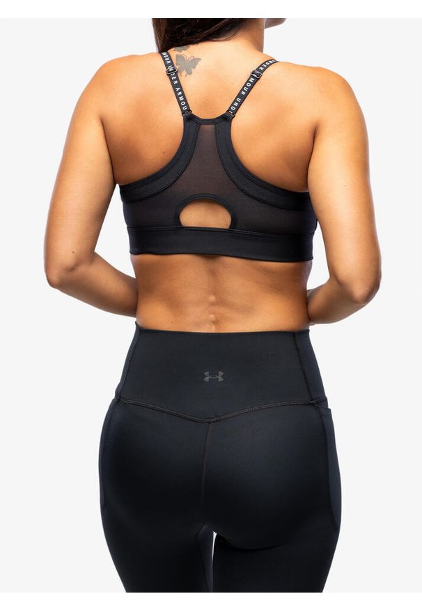 Biustonosz sportowy Under Armour Infinity Low Covered Sports Bra. Kolor: czarny