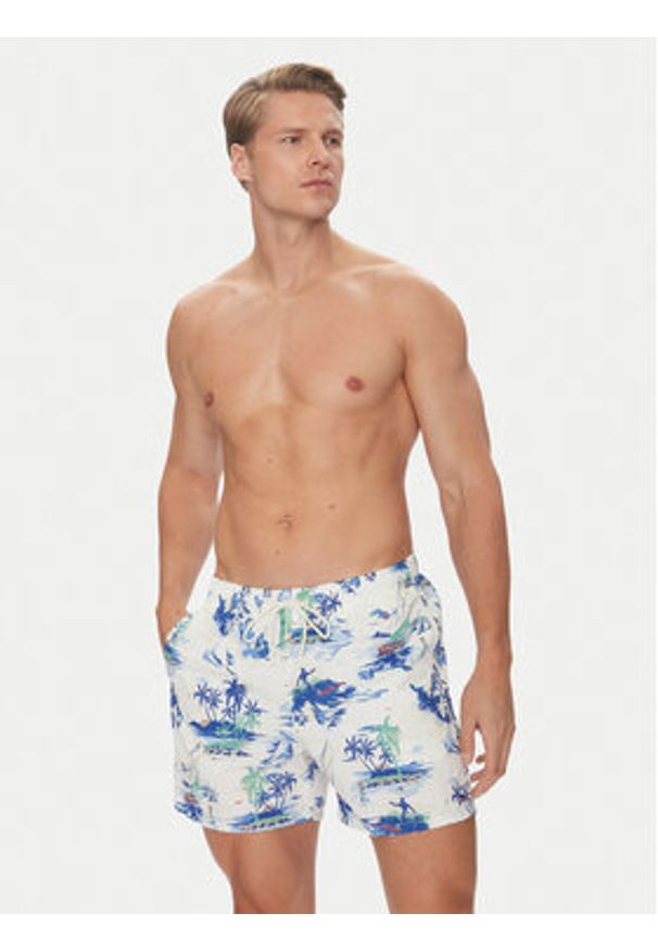 TOMMY HILFIGER - Tommy Hilfiger Szorty kąpielowe UM0UM03491 Kolorowy Regular Fit. Materiał: syntetyk. Wzór: kolorowy