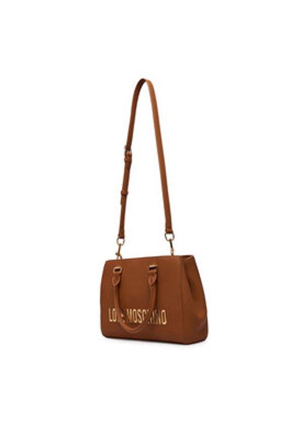 Love Moschino - LOVE MOSCHINO Torebka JC4022PP0OKD0200 Brązowy. Kolor: brązowy. Materiał: skórzane
