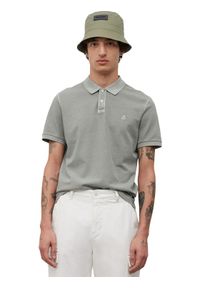 Marc O'Polo Polo B21226653000 Szary Regular Fit. Typ kołnierza: polo. Kolor: szary. Materiał: bawełna