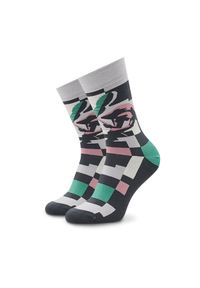 Stereo Socks Skarpety wysokie unisex Attraction Thames Kolorowy. Materiał: bawełna, materiał. Wzór: kolorowy