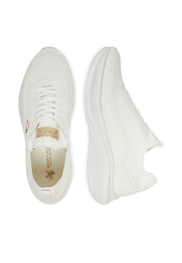 Beverly Hills Polo Club Sneakersy V12-896 Biały. Kolor: biały. Materiał: materiał