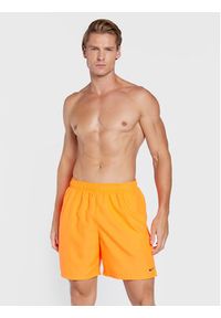 Nike Szorty kąpielowe Essential Volley NESSA559 Pomarańczowy Regular Fit. Kolor: pomarańczowy. Materiał: syntetyk #4