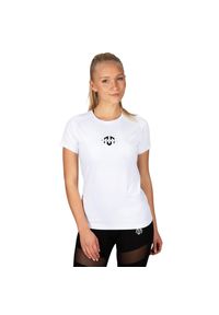 MOROTAI - Koszulka treningowa damska Morotai Premium Basic Logo. Kolor: biały. Materiał: poliester, elastan. Sport: fitness #1