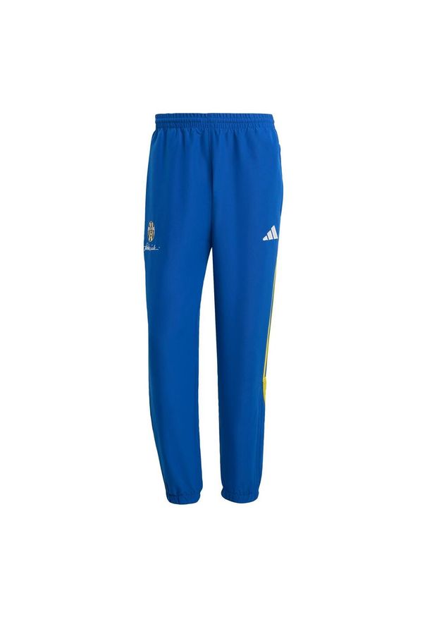 Adidas - Spodnie dresowe Juventus Vialli Pack. Kolor: niebieski. Materiał: dresówka. Sport: piłka nożna