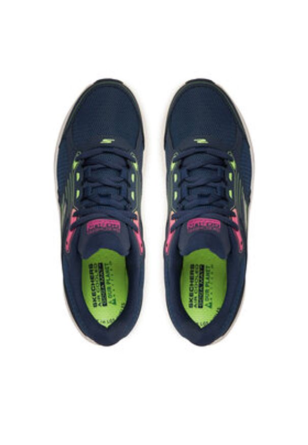 skechers - Skechers Buty do biegania GO RUN Consistent™ 2.0 128606 Granatowy. Kolor: niebieski. Materiał: mesh, materiał. Sport: bieganie