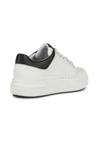Geox sneakersy skórzane D DALYLA A kolor biały D36QFA 04654 C0404. Nosek buta: okrągły. Zapięcie: sznurówki. Kolor: biały. Materiał: skóra #4