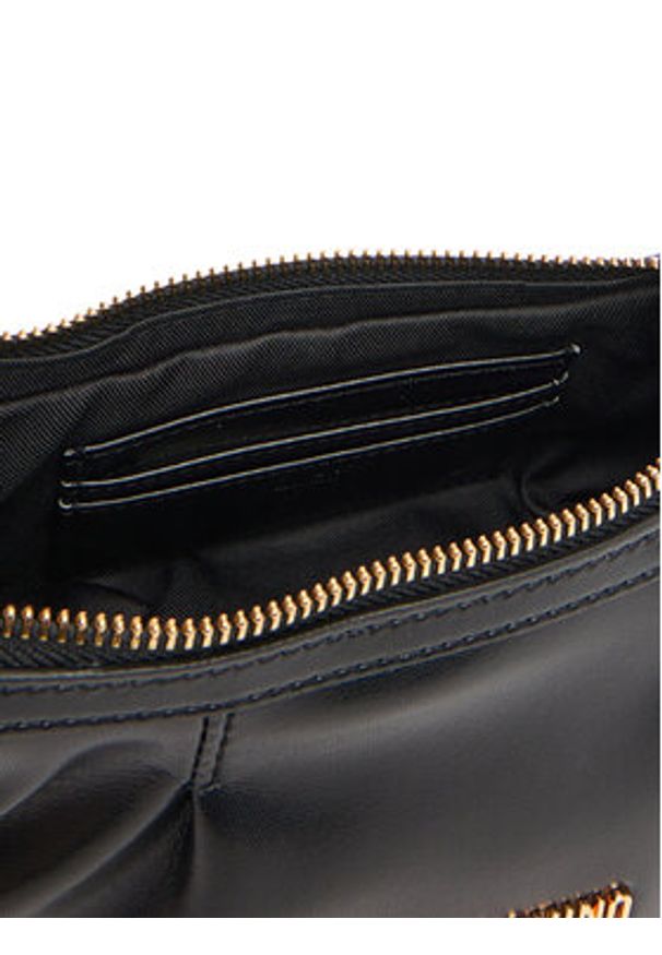 Love Moschino - LOVE MOSCHINO Torebka JC4076PP1NLF0000 Czarny. Kolor: czarny. Materiał: skórzane