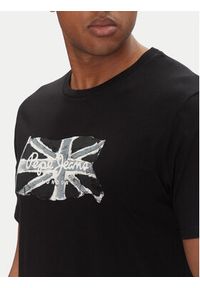 Pepe Jeans T-Shirt Flag PM509720 Czarny Regular Fit. Kolor: czarny. Materiał: bawełna #2