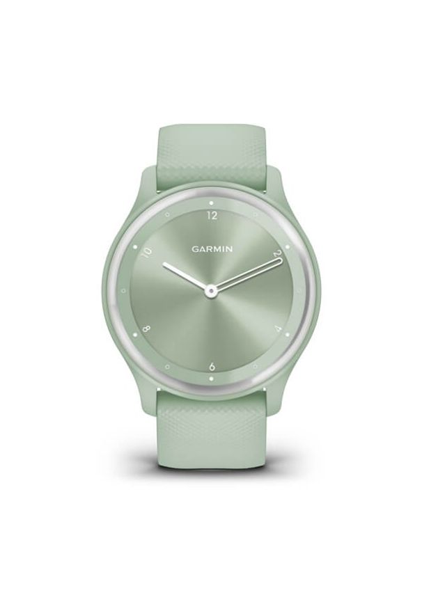 GARMIN - Garmin vivomove Sport miętowy. Rodzaj zegarka: cyfrowe. Kolor: miętowy. Styl: sportowy