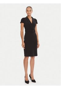 Rinascimento Sukienka koktajlowa CFC0125582003 Czarny Slim Fit. Kolor: czarny. Materiał: syntetyk. Styl: wizytowy