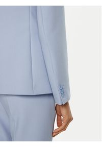 Weekend Max Mara Marynarka Uva 2515041041 Błękitny Slim Fit. Kolor: niebieski. Materiał: syntetyk #5