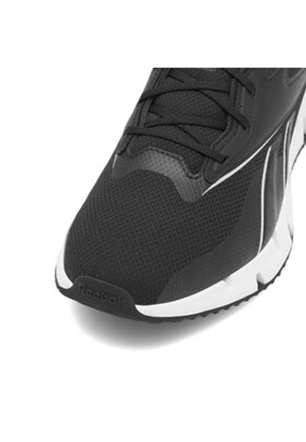 Reebok Buty do biegania Zig Dynamica 4 100026132 Czarny. Kolor: czarny. Materiał: skóra