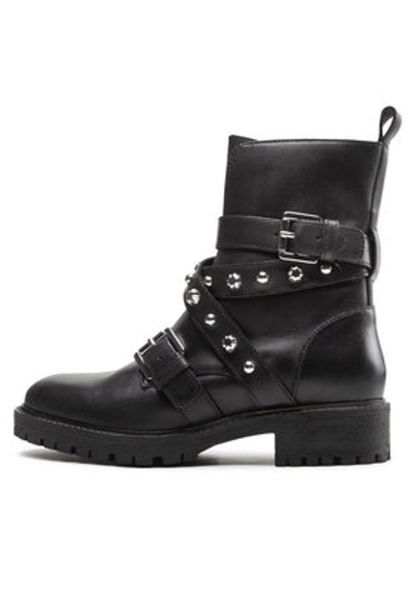 Geox Botki D Hoara C D26FTC 00043 C9999 Czarny. Kolor: czarny. Materiał: skóra