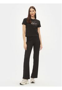 Calvin Klein Jeans Spodnie dzianinowe J20J222685 Czarny Straight Fit. Kolor: czarny. Materiał: syntetyk #2