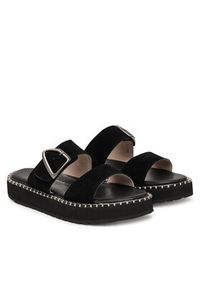 EMU Australia Klapki Scarlet W13267 Czarny. Kolor: czarny. Materiał: skóra #6