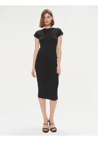 Calvin Klein Sukienka letnia Q-Nova K20K206537 Czarny Slim Fit. Kolor: czarny. Materiał: syntetyk. Sezon: lato #1