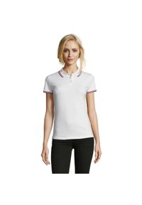 SOL'S - Damska Koszulka Polo Prestige. Typ kołnierza: polo. Kolor: biały #1