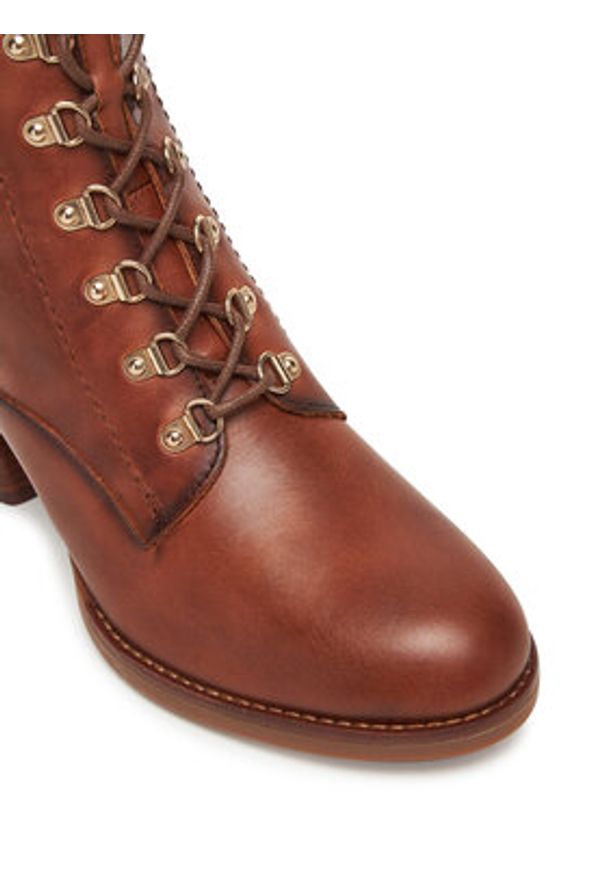 Pikolinos Trzewiki W9U-8955 Brązowy. Kolor: brązowy. Materiał: skóra