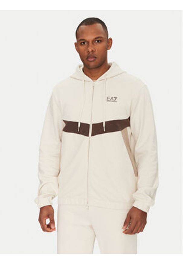 EA7 Emporio Armani Dres 7M000283 AF12660 U1112 Biały Regular Fit. Kolor: biały. Materiał: syntetyk, bawełna