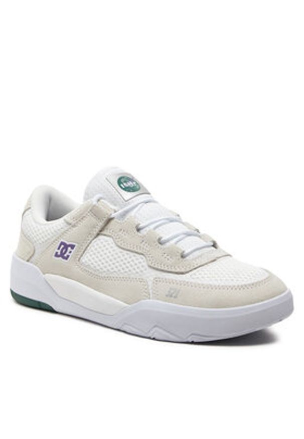 DC Shoes Sneakersy Metric S X Ish ADYS100838 Biały. Kolor: biały. Materiał: skóra