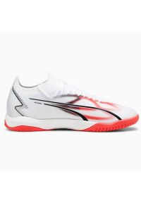 Buty piłkarskie Puma Ultra Match It M 107522-01 białe białe. Zapięcie: sznurówki. Kolor: biały. Materiał: guma, syntetyk. Sport: piłka nożna