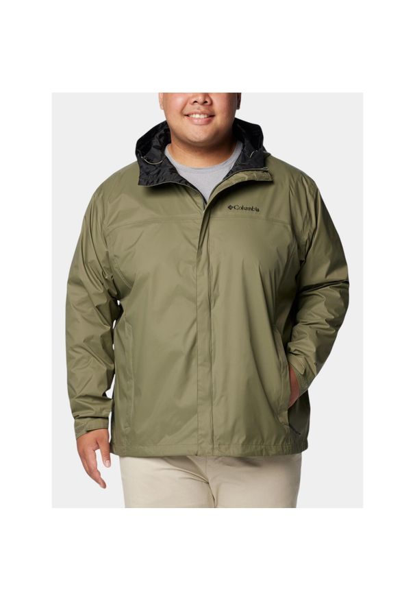 columbia - Płaszcz przeciwdeszczowy męski Columbia Watertight II. Kolor: zielony
