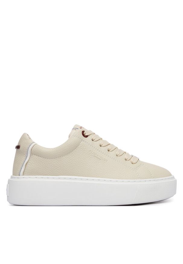 Sneakersy Alexander Smith. Kolor: kremowy