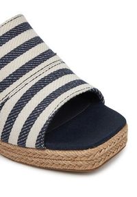 TOMMY HILFIGER - Tommy Hilfiger Espadryle Nautical Stripes Espadrille Mule FW0FW08666 Kolorowy. Materiał: materiał. Wzór: kolorowy