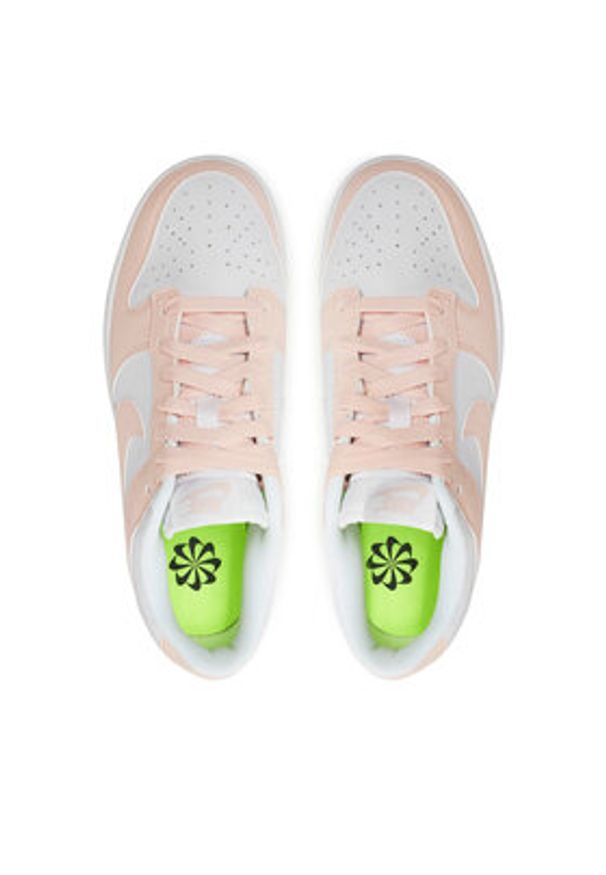 Nike Sneakersy Dunk Low Next Nature DD1873 100 Biały. Kolor: biały. Materiał: skóra