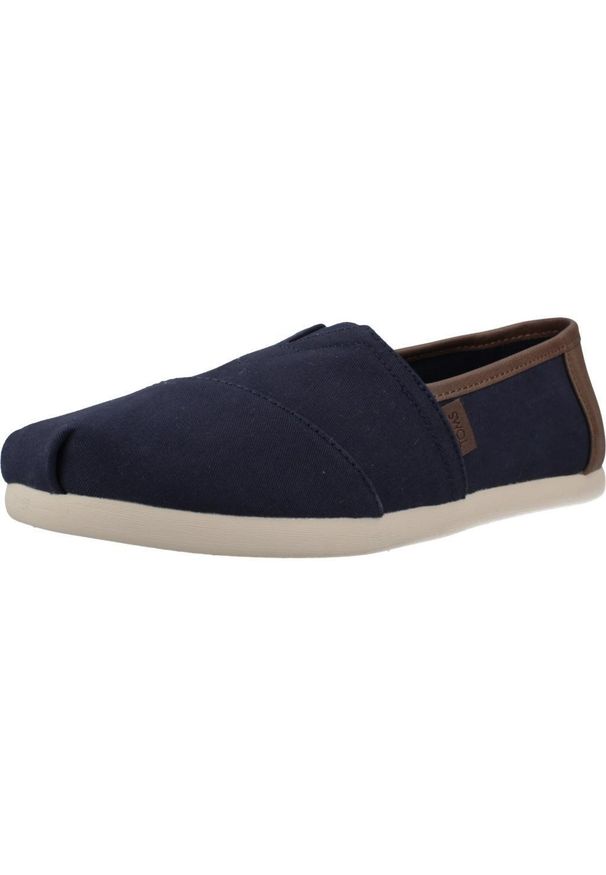 Toms - Sandały TOMS ALPARGATA CLASSIC Niebieski. Kolor: niebieski. Materiał: tkanina. Sport: turystyka piesza