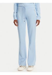 Juicy Couture Spodnie dresowe Apollo JCWBJ125311 Błękitny Flared Leg. Kolor: niebieski. Materiał: bawełna #1